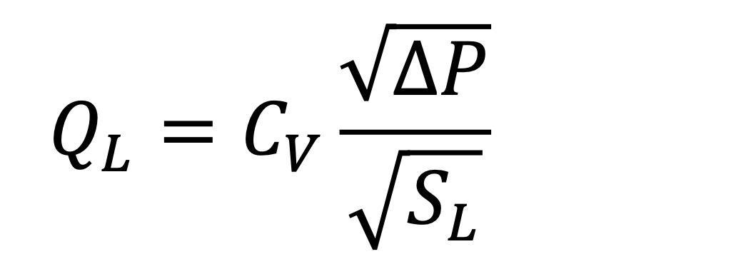 液体の流量計算式
