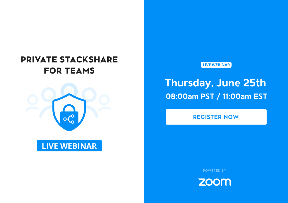 Private StackShare Live Webinar